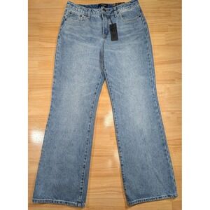 Ed Hardy Mens Wide Leg Jeans Light Wash Denim Y2K Streetwear WEHD8100-3 Size 30